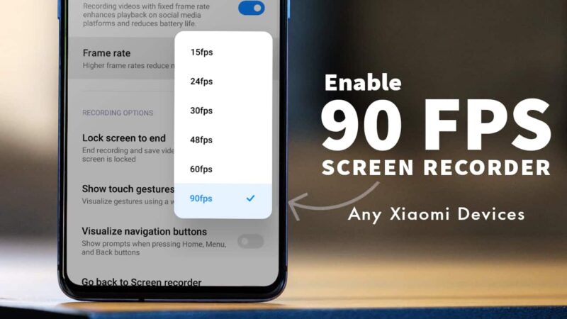 How to Download 90 FPS Screen Recorder in Xiaomi Phone