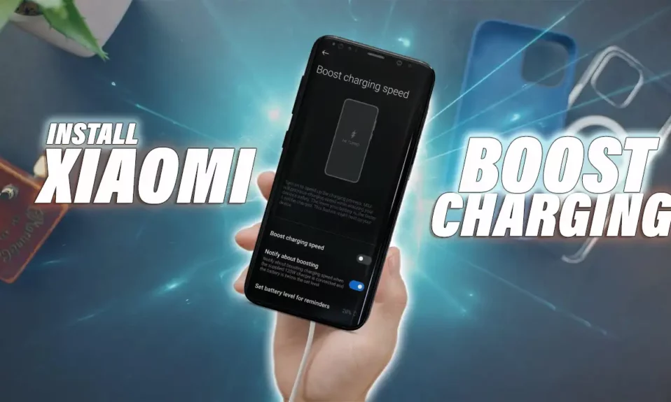 how to enable boost charging speed in xiaom iphone