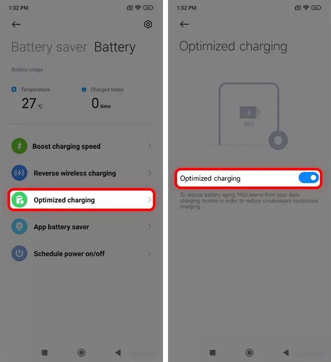 How to Enable Optimized Charging on Xiaomi Phones