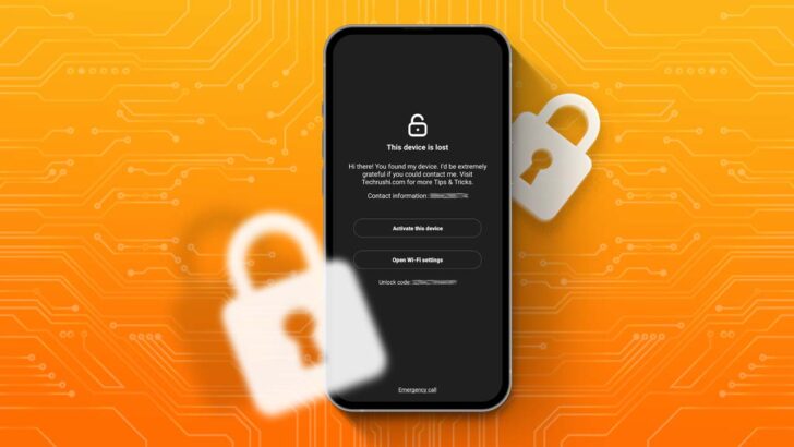 Lock Stolen Xiaomi Phone