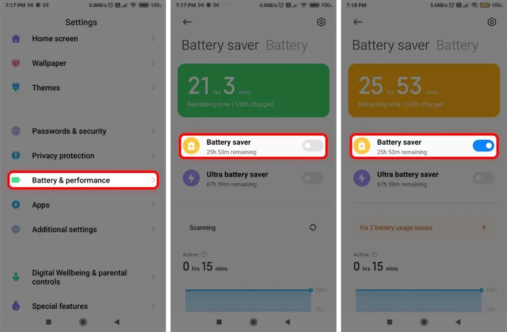 Optimize Battery Performance with Enable Battery Saver Mode