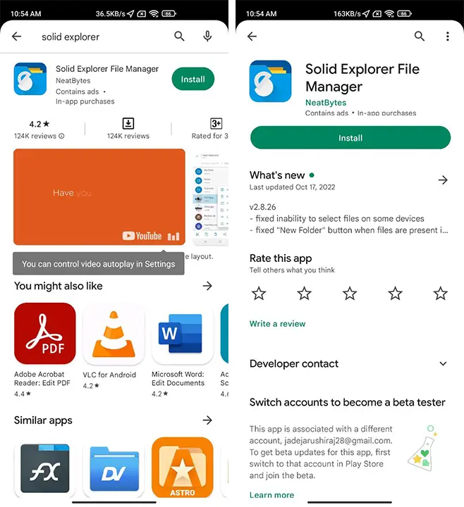 install Solid Explorer File Manager on your Xiaomi device