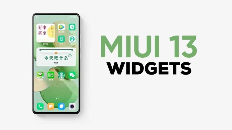 How to Enable MIUI 13 Widgets in Xiaomi Phones? [App Vault]