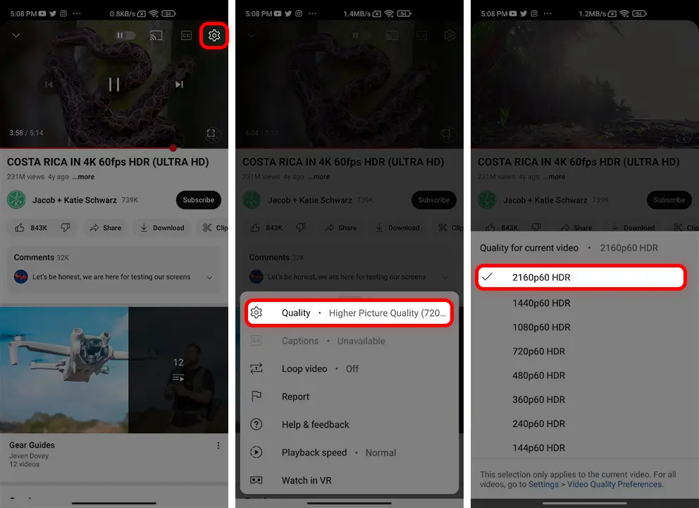 How to Watch 4K YouTube Videos on Android