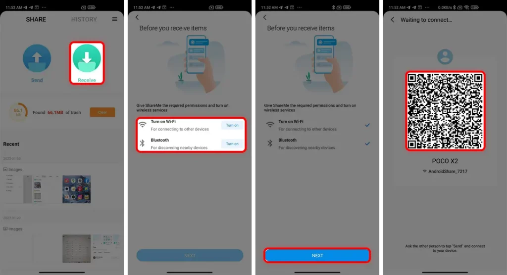 How to use ShareMe on your Android device 2