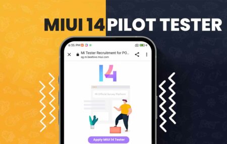 MIUI 14 Mi Pilot Tester Program