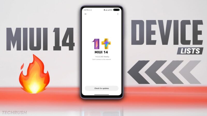[October] Xiaomi MIUI 14 Eligible Devices and Ineligible Devices List