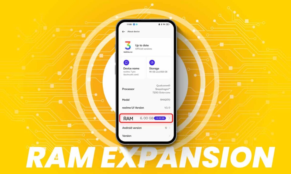 How to enable Dynamic Realme RAM Expansion