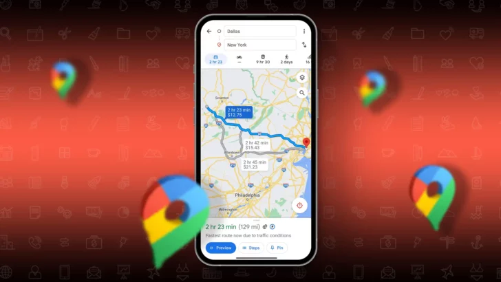Check & Avoid Toll Prices Using Google Maps