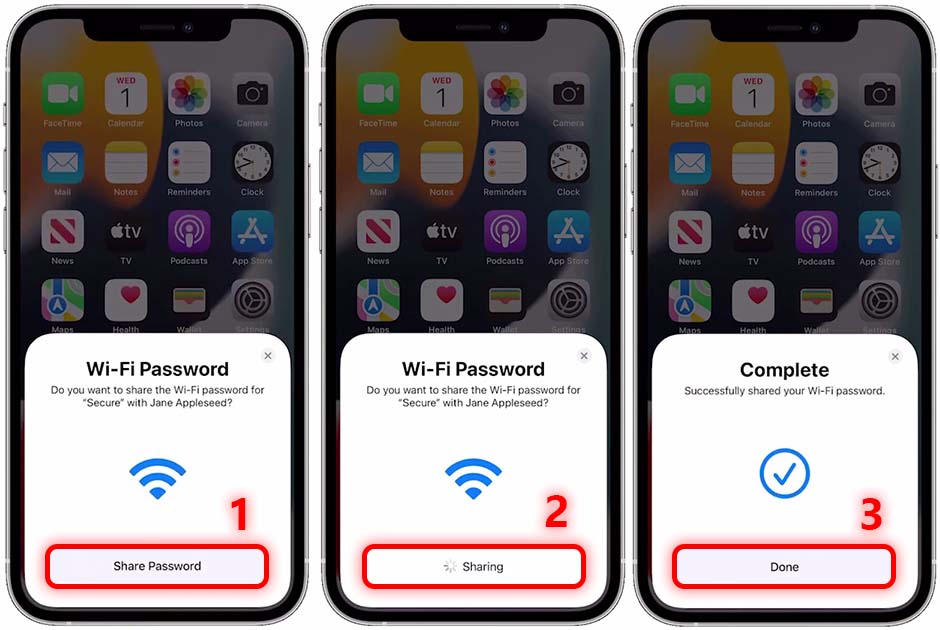 How to Share Wi-Fi Password from iPhone to iPhone