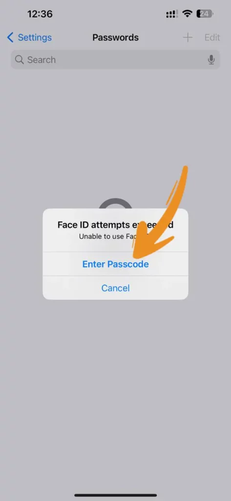 Turn on Autofill Passwords on iPhone Step 2