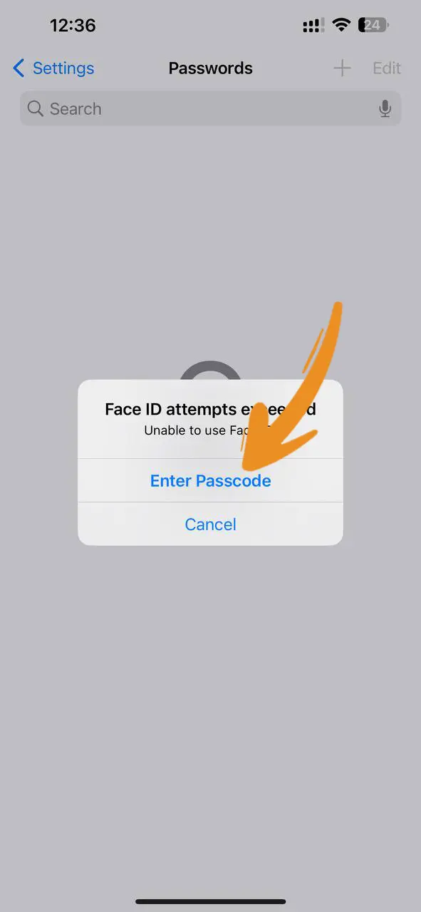 Turn on Autofill Passwords on iPhone Step 2