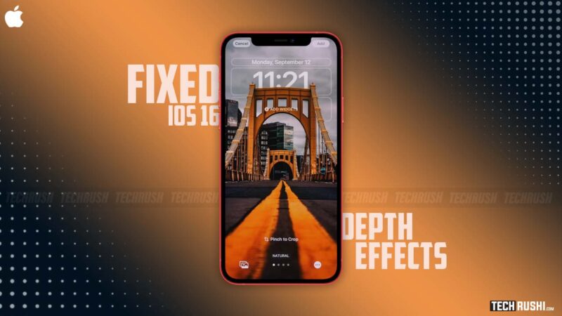 How to Fix iOS 16 Depth effect not working on iPhone?
