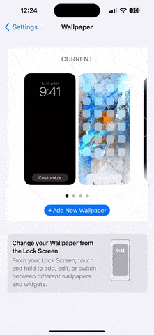 iOS 16.1 beta 3 new wallpaper ui redesign