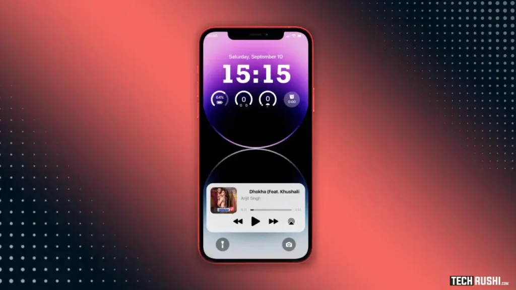 new Music Player on iphone losck screen
