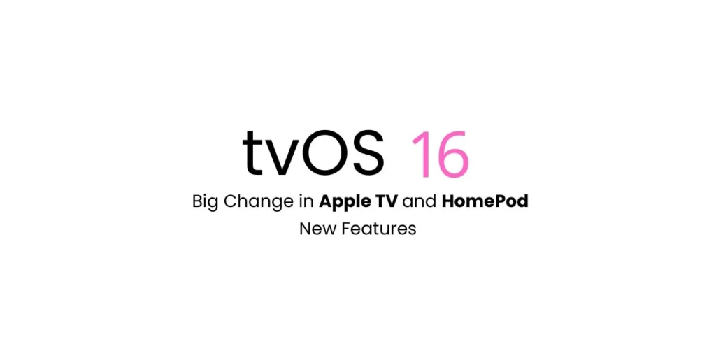 tvOS 16 new features