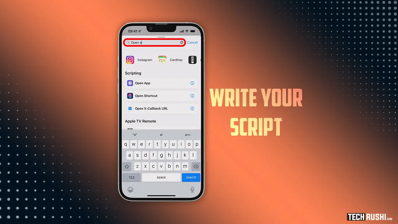 write your Script