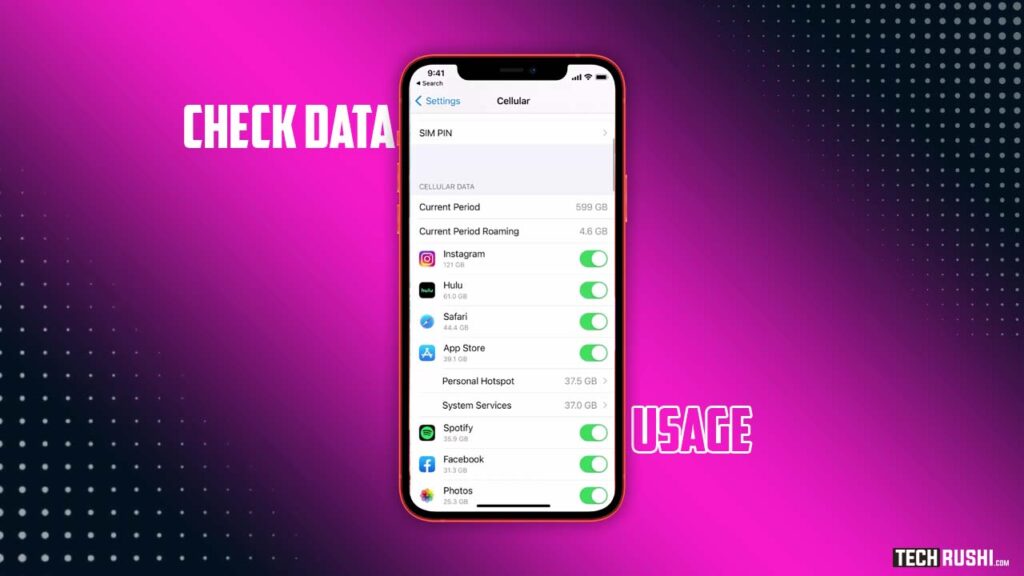 How to Check Data Usage on iPhone 14