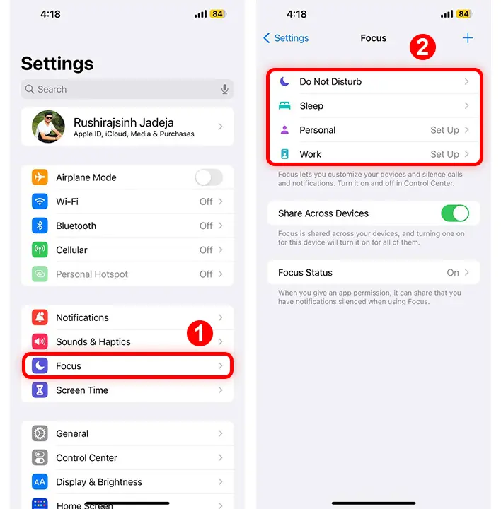 How to Enable Focus mode on your iPhone