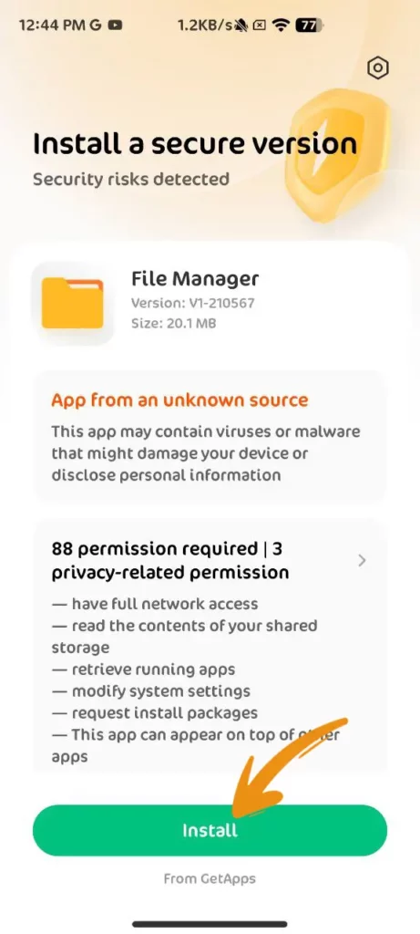 Download Latest Xiaomi File Manager APK step 3