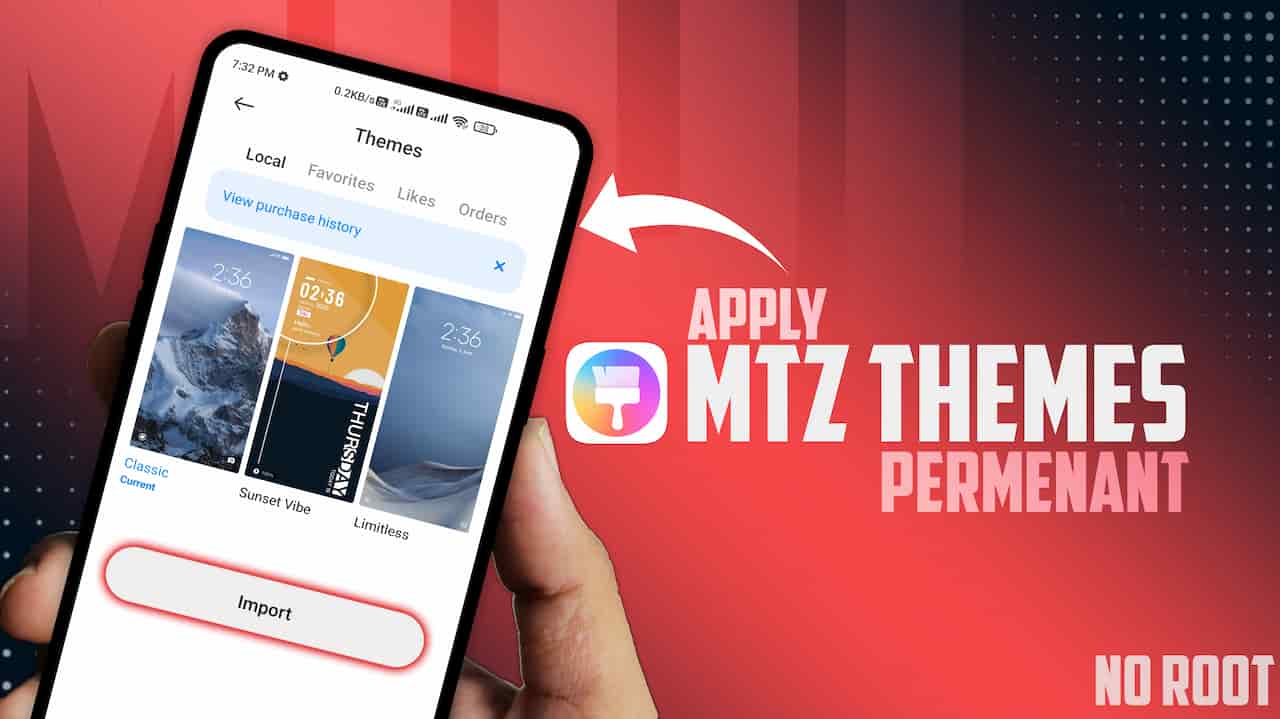 How to Apply Permanent MTZ MIUI Themes