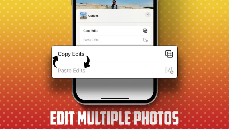 How to Edit Multiple Photos at Once in iOS 17