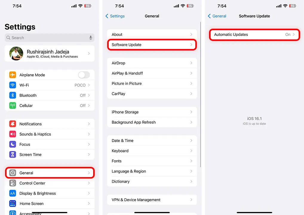 How to Install the latest iOS software