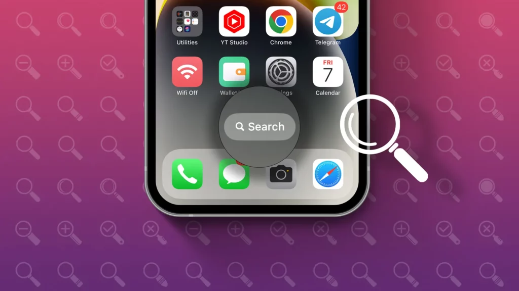 How to Remove Search Button from iPhone Home Screen