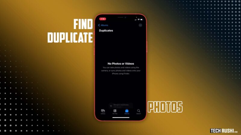 How to find Duplicate Photos on iPhone 14