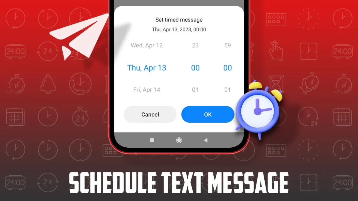 Schedule Text Messages on Android