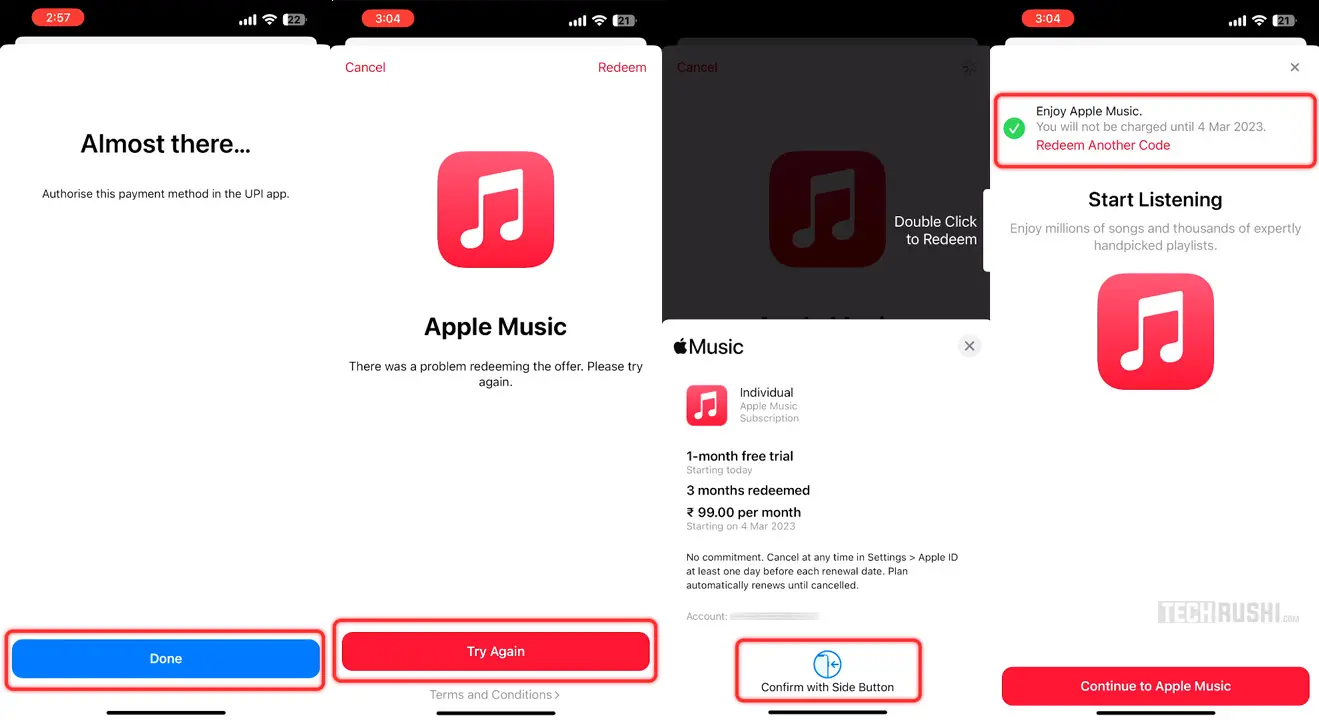 Step5. How to Get Free Apple Music Forever