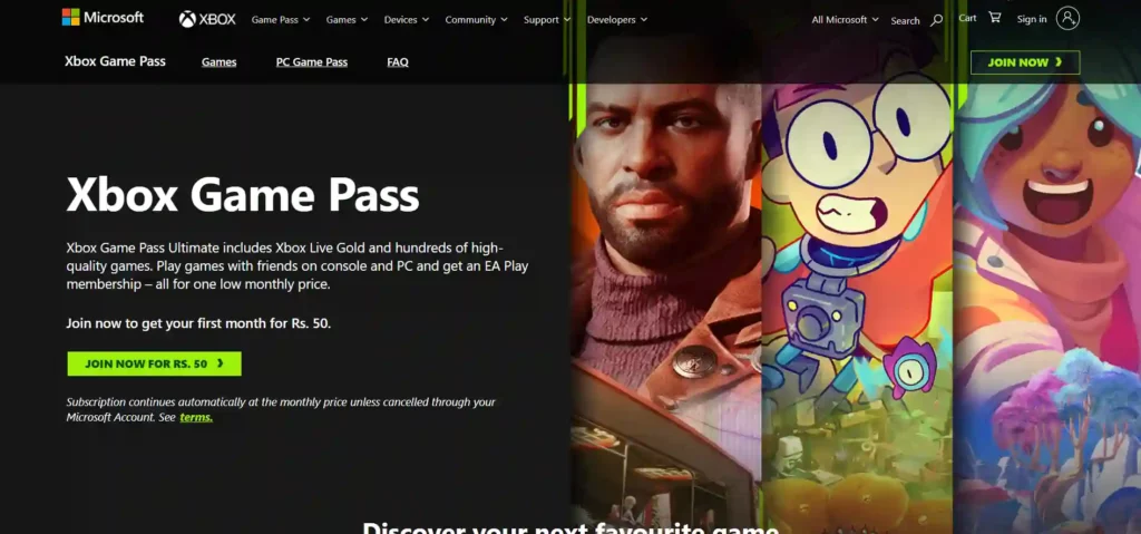 Xbox Game pass price