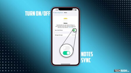 how to Disable notes syncing on iPhone and iPad