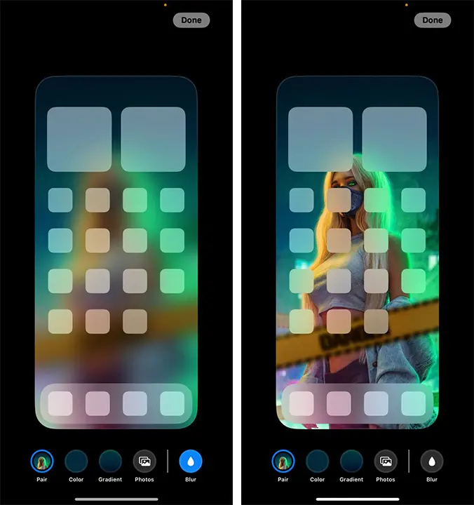 iOS 16 How to Unblur Home Screen Wallpaper on iPhone