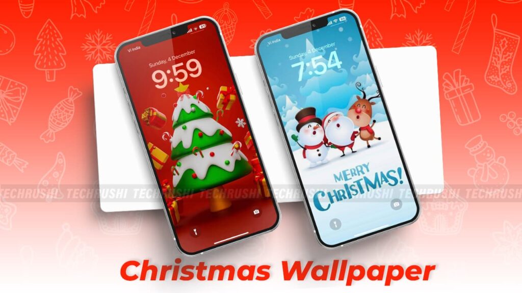 Aesthetic Christmas Wallpaper for iPhone