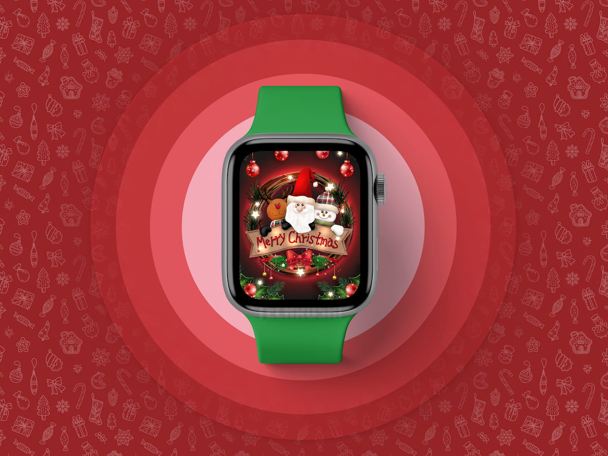 Download 2024 Free Christmas Apple Watch Faces | TechRushi