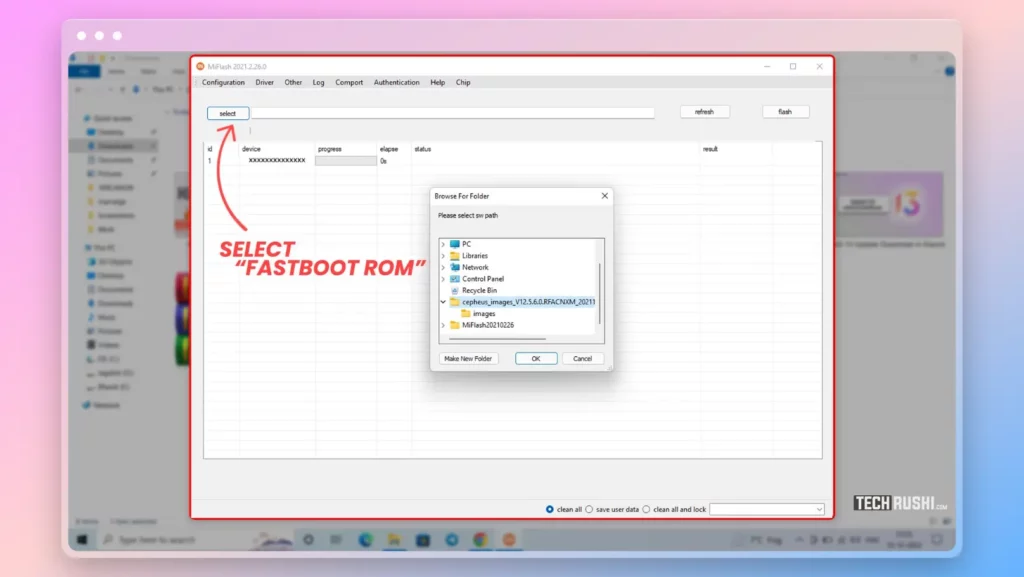 How to Flash Fastboot ROM with Mi Flash tool - IMG 7