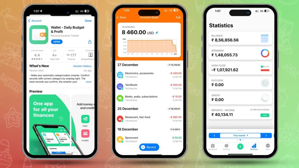 Wallet - Daily Budget & Profit New year's resolution apps for iPhone