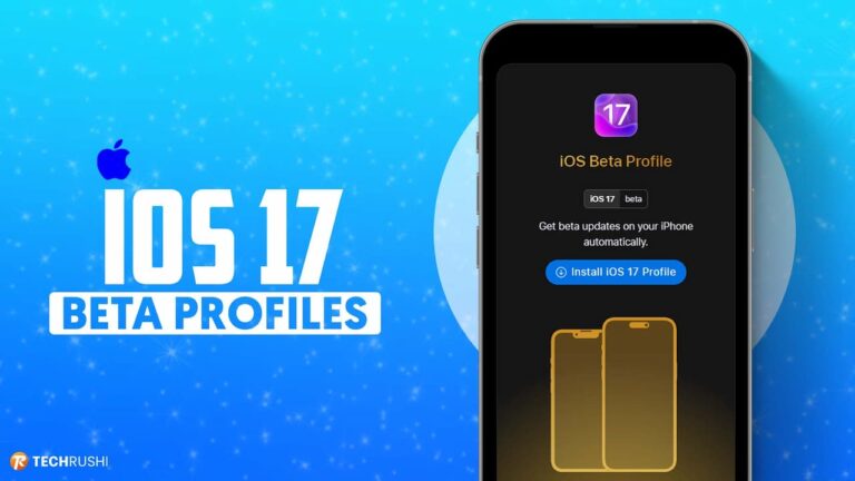 iOS 17 beta profile
