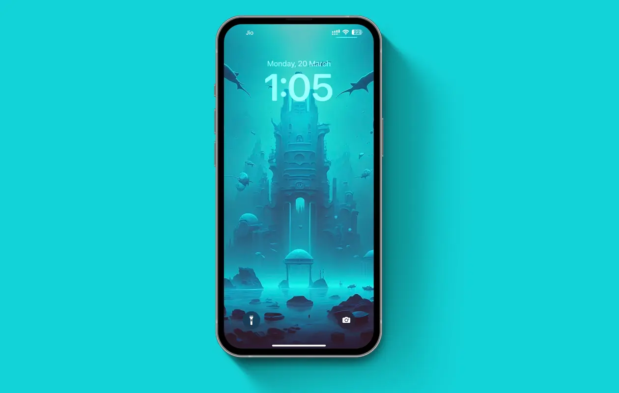 Gothic City Under Water - Wallpaper by techrushi.com