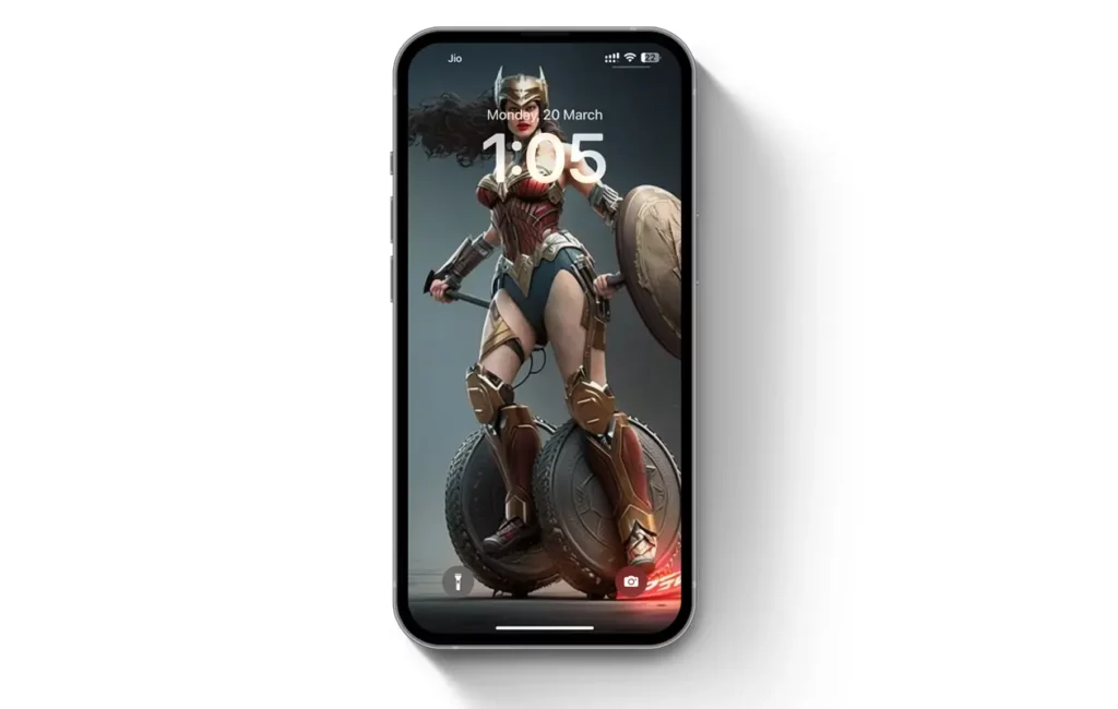 Wonder Woman on Electric Unicycle - Wallpaper by techrushi.com
