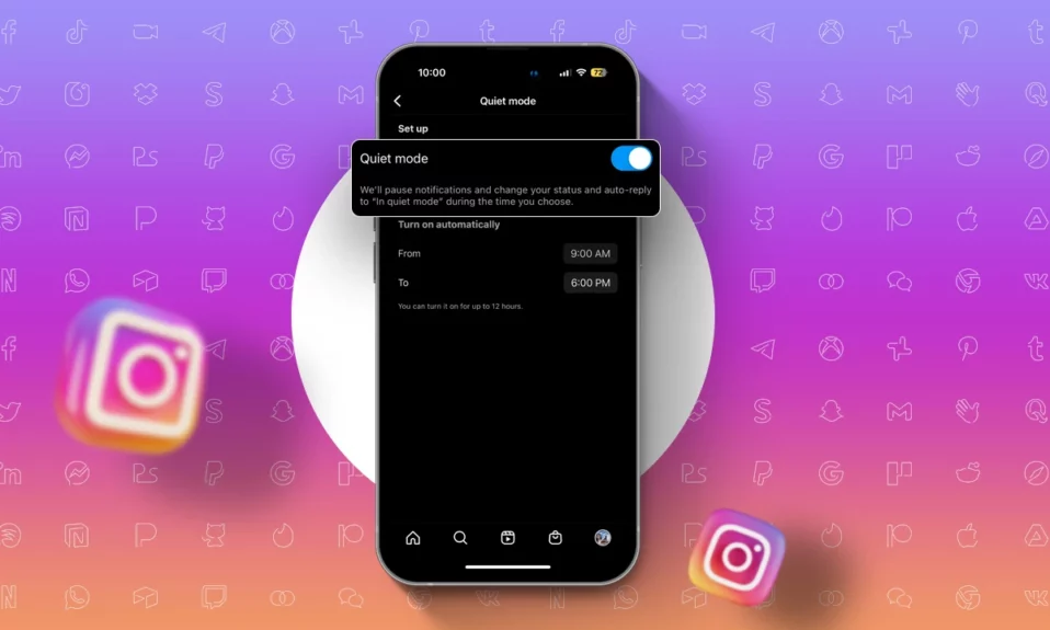 How to Turn on Quiet Mode on Instagram