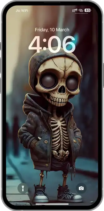 Cute Hooded Skeleton