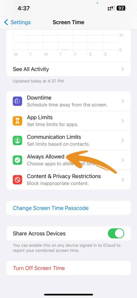 How to Lock Messages on iPhone Step 3