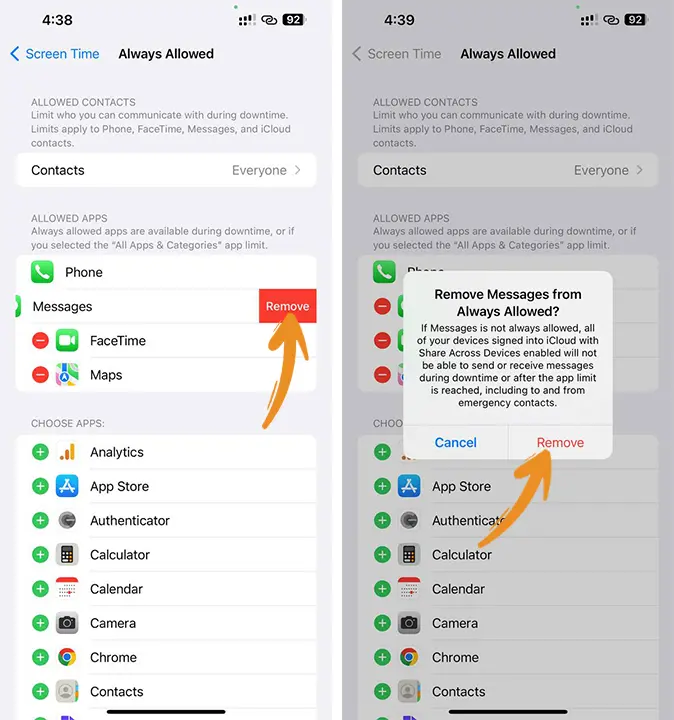 How to Lock Messages on iPhone Step 5