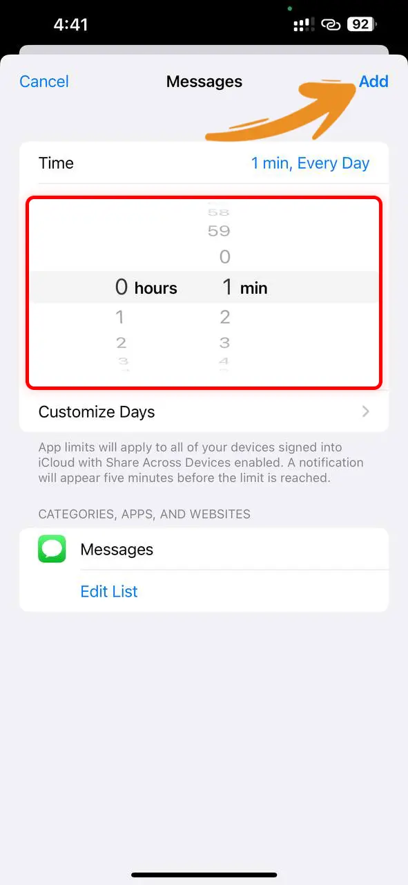 How to Lock Messages on iPhone Step 9