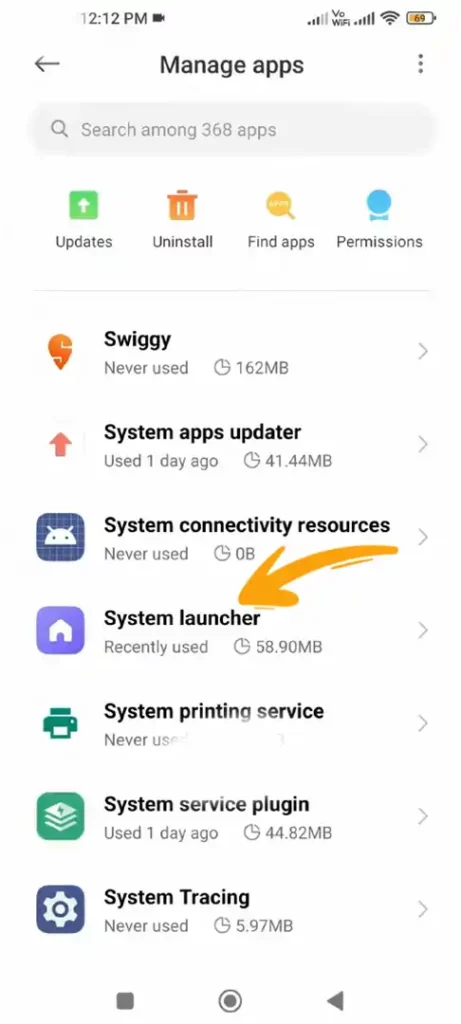 Remove the Xiaomi System Launcher step 4
