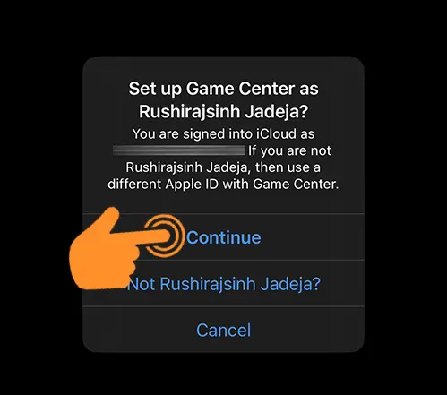 Set up Game Center on your iPhone