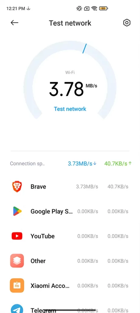 Xiaomi Test network