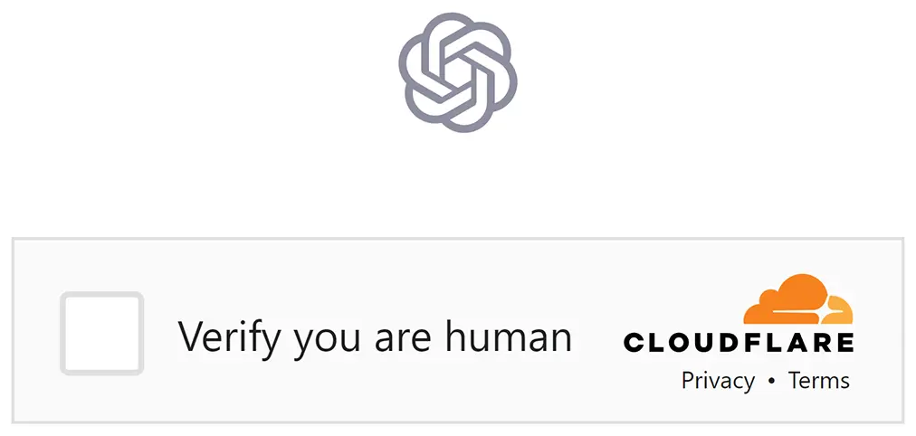ChatGPT Verify You Are Human Loop Error